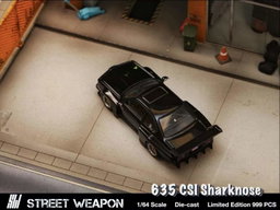 STREET WEAPON BMW 635Ci SHARKNOSE - BLACK