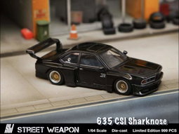 STREET WEAPON BMW 635Ci SHARKNOSE - BLACK