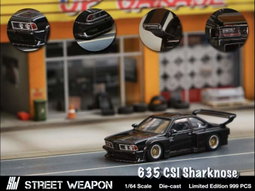 STREET WEAPON BMW 635Ci SHARKNOSE - BLACK