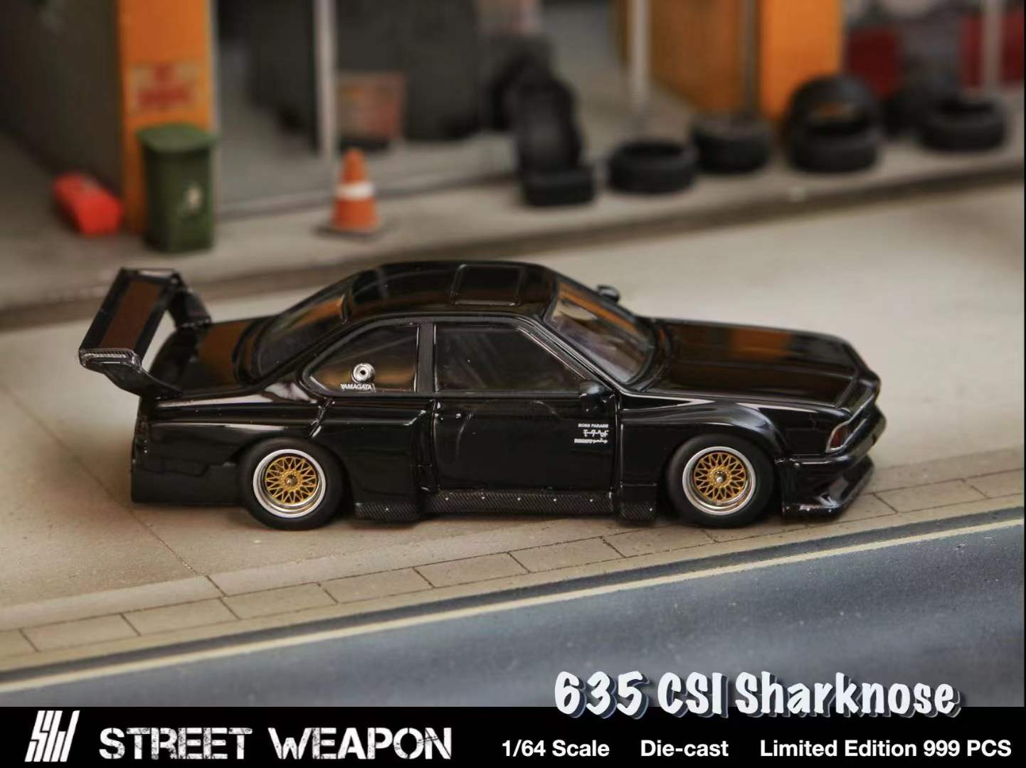STREET WEAPON BMW 635Ci SHARKNOSE - BLACK_7