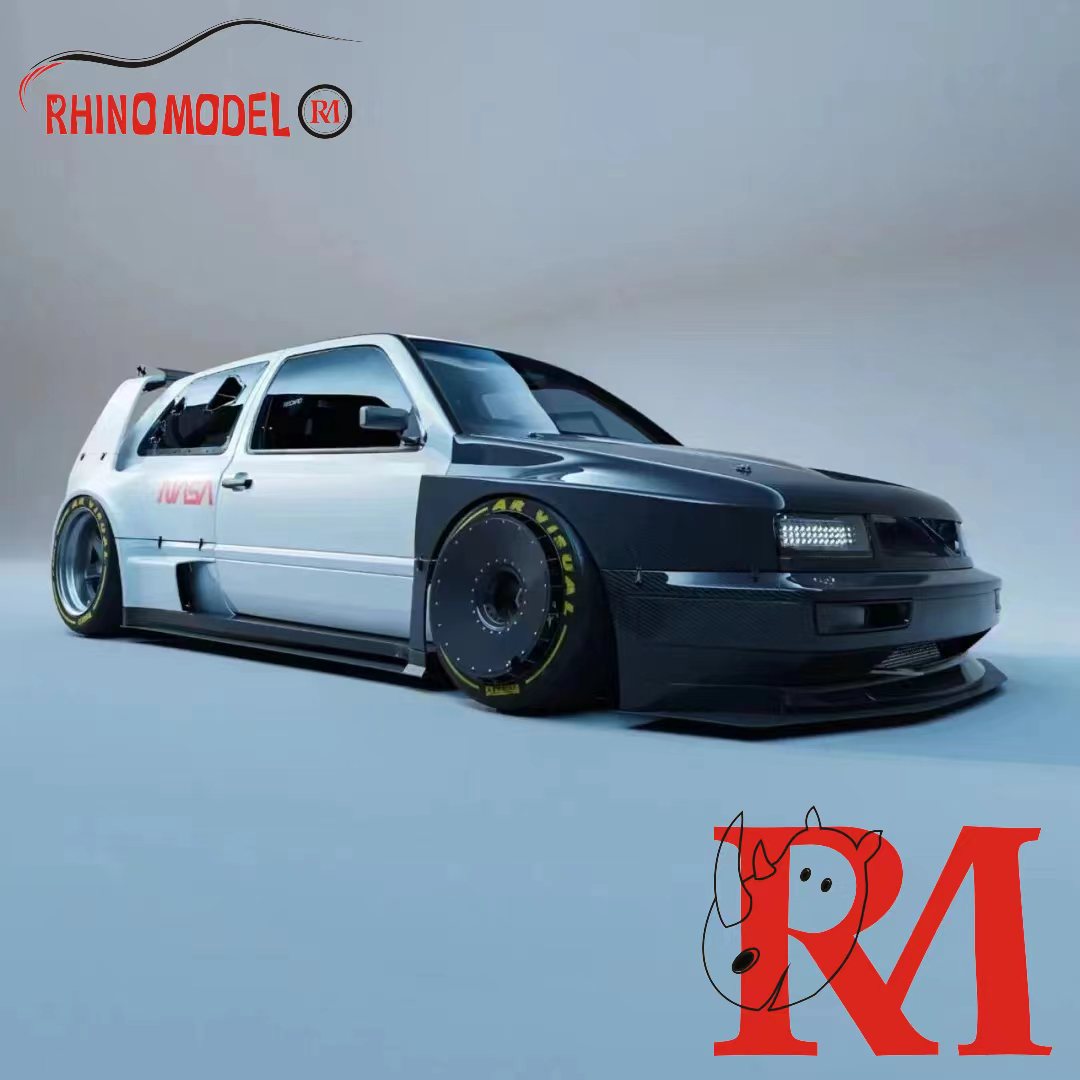 RHINO MODEL 1/64 VW GOLF LUNAR ROVER - WHITE_1