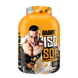 BAAM!!™ ISO-SOY Plant Protein Isolate (5lb / 2.3kg) | 30g Soy Isolate Protein • Vegan • Lactose-Free • Lab-Tested Premium Plant Protein