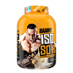 BAAM!!™ ISO-SOY Plant Protein Isolate (5lb / 2.3kg) | 30g Soy Isolate Protein • Vegan • Lactose-Free • Lab-Tested Premium Plant Protein