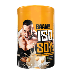 BAAM!!™ ISO-SOY Plant Protein Isolate (1lb / 0.45kg) | 30g Soy Isolate Protein • Vegan • Lactose-Free • Lab-Tested Premium Plant Protein [VX]