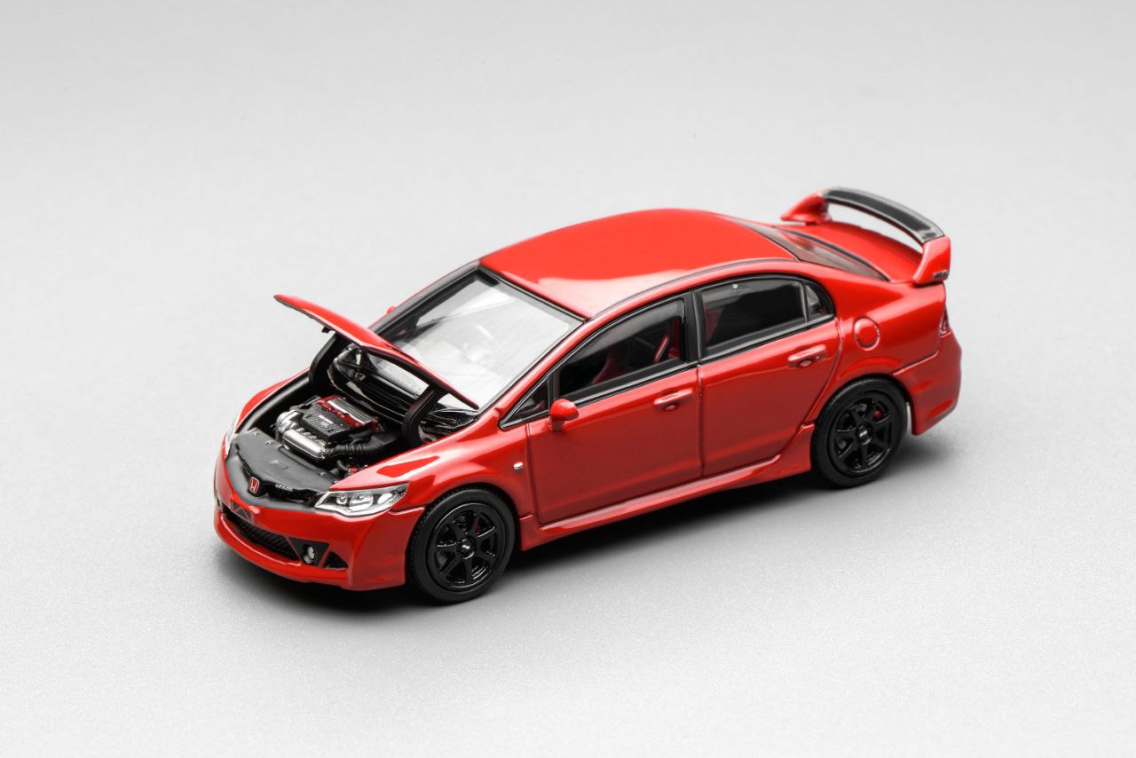 MOTOR HELIX MODEL 1/64 HONDA CIVIC FD2 MUGEN RR - RED_6