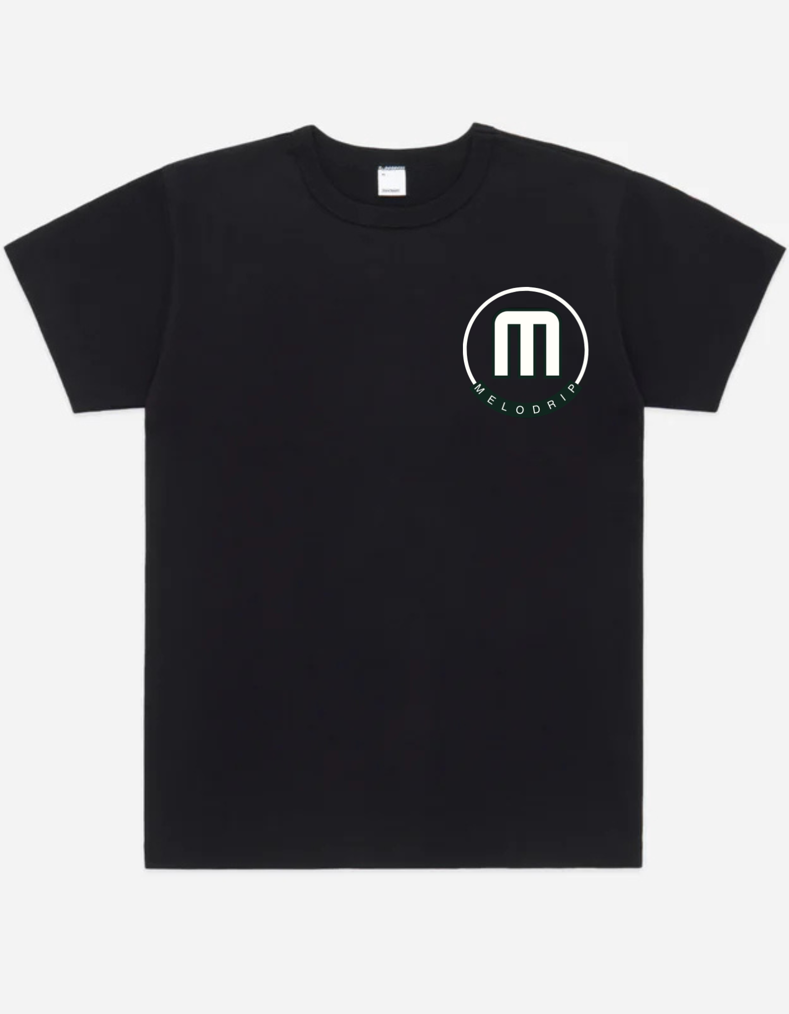 Black "Melodrip" Tee _0