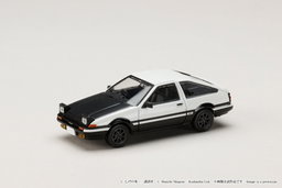 HOBBY JAPAN MODEL 1/64 TOYOTA SPRINTER TRUENO AE86 / INITIAL-D TAKUMI FUJIWARA VS TOMOYUKI TACHI (BLISTER PACK)