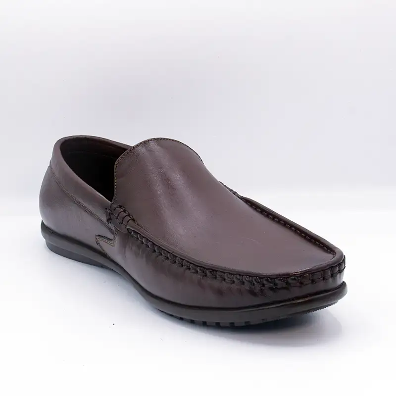 Men’s 100% Genuine Leather Brown Loafer GS95_2