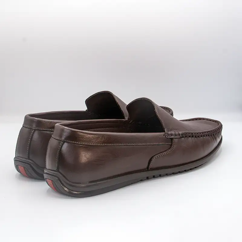 Men’s 100% Genuine Leather Brown Loafer GS95_5