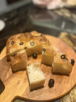 Black Olives and Fresh Oregano