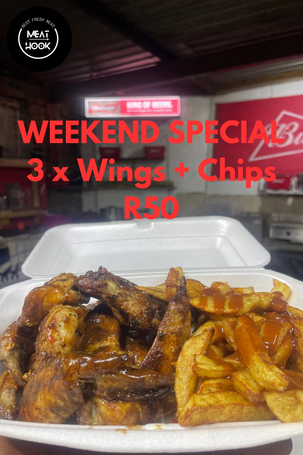 3x Wings and Chips 