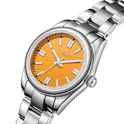 LEE COOPER Women's Analog Yellow Dial Watch - LC07962.310