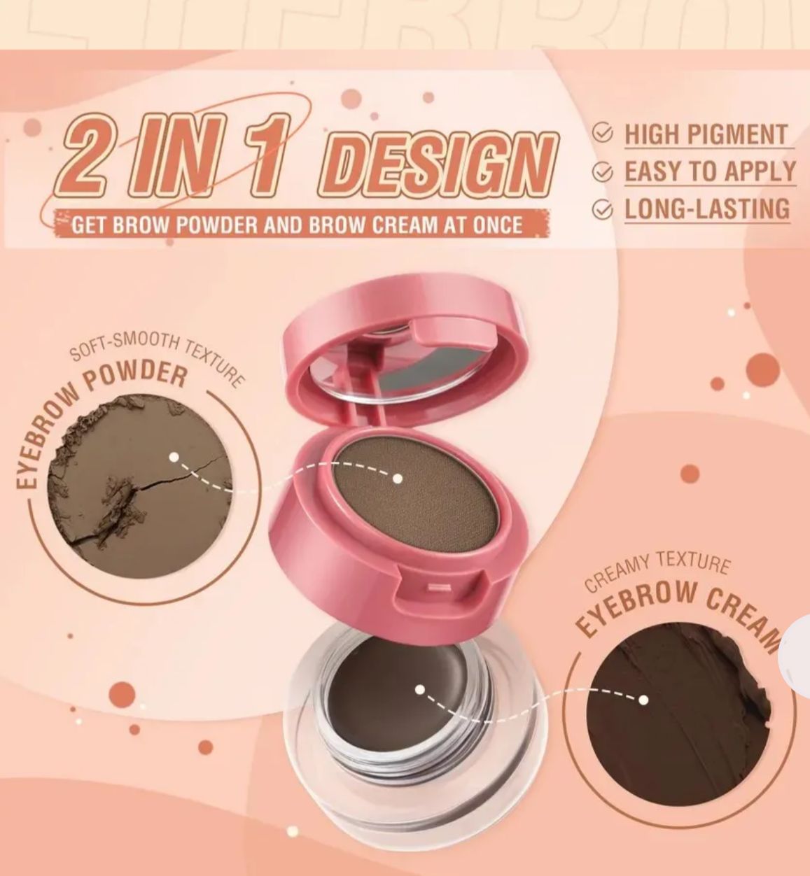 Eyebrow gel & powder kit بنك فلاش كت جل حاجب