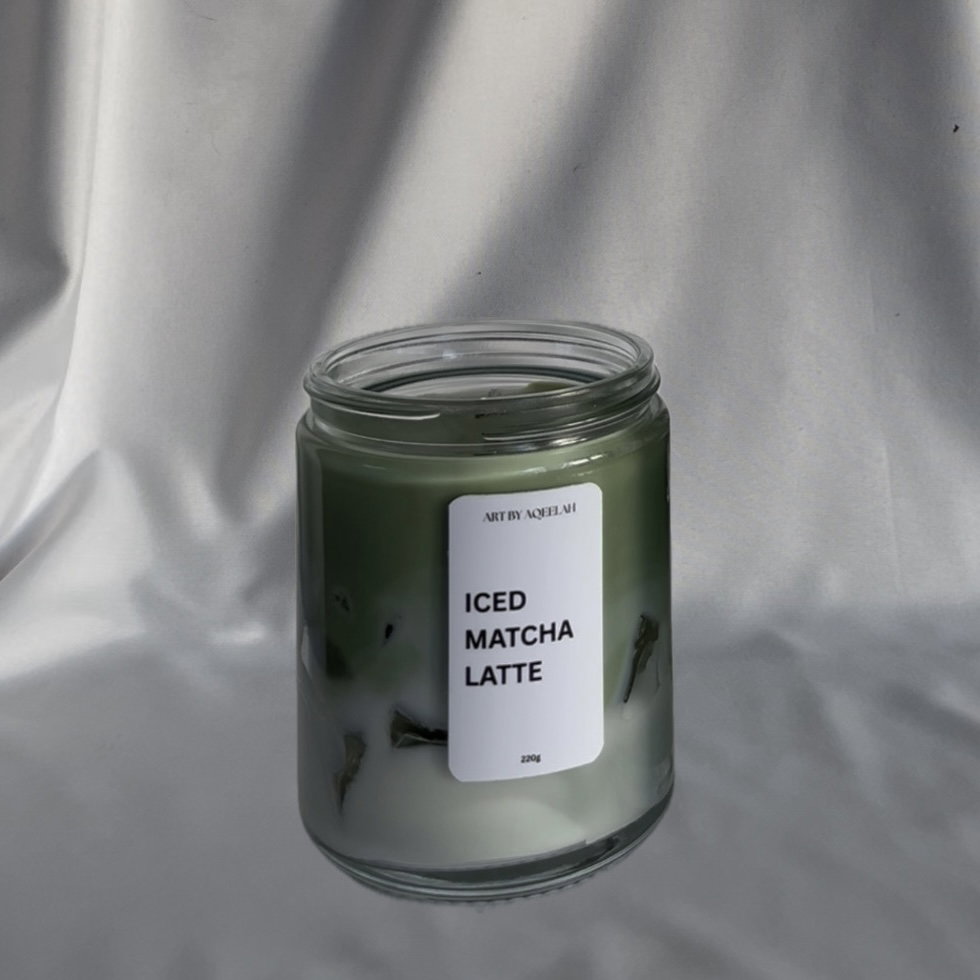 Mini Iced Matcha Latte Candle_0