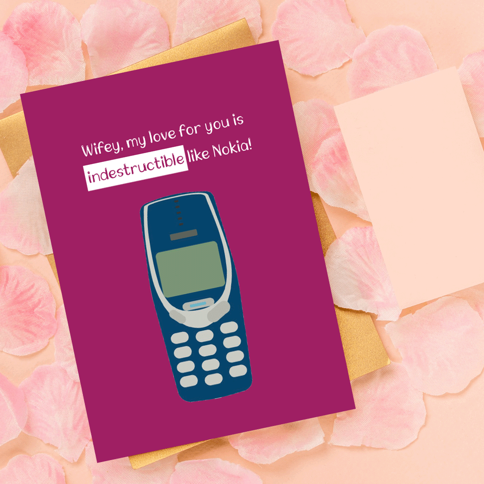 Wifey Indestructible Love Card