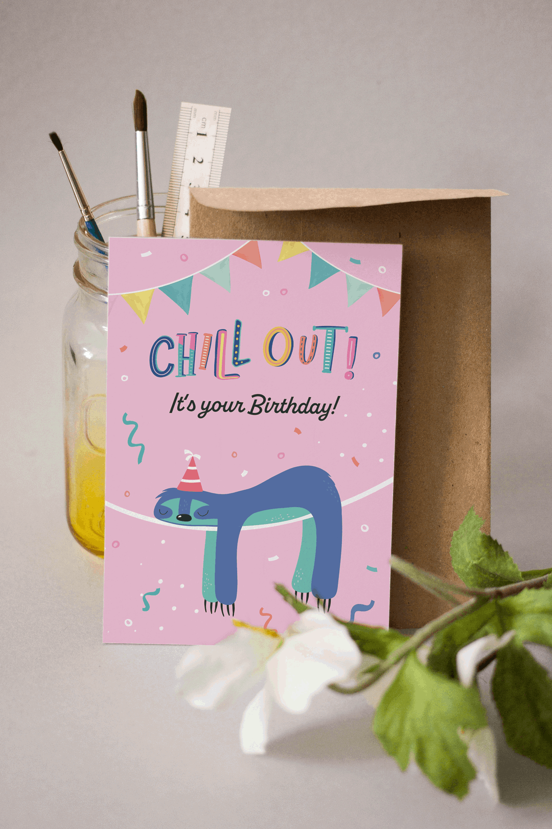 Chill Out Birthday Card