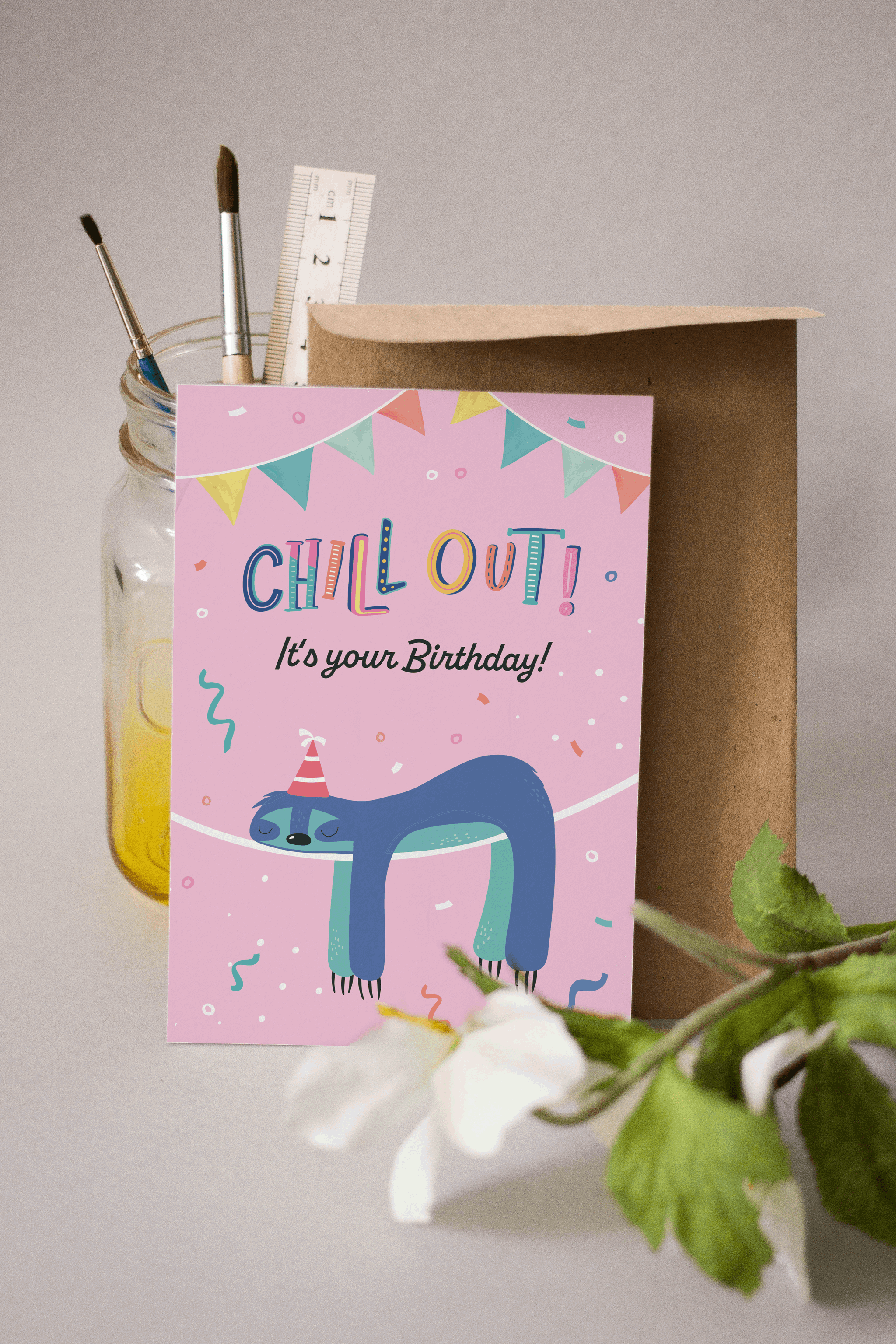 Chill Out Birthday Card_0