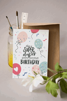 Super Duper Awesome Birthday Card