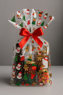 CELOFAN NAVIDAD PAPA NOEL MUÑECO DE NIEVE