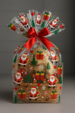 CELOFAN NAVIDAD PAPA NOEL REGALOS
