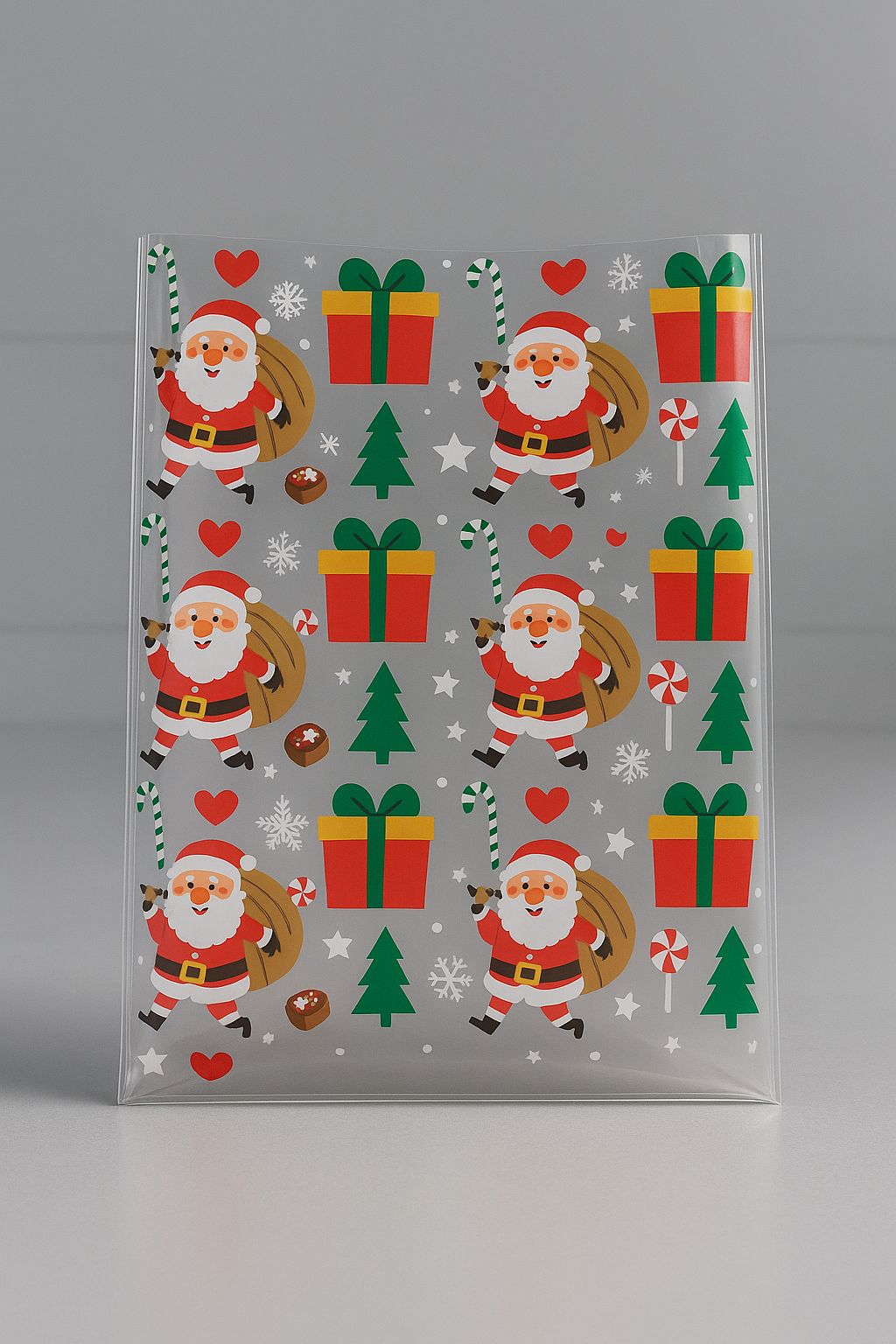 CELOFAN NAVIDAD PAPA NOEL REGALOS_0