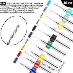 Brocas para mini taladro manual.