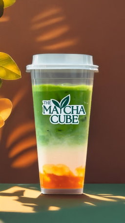 Peach Matcha Latte