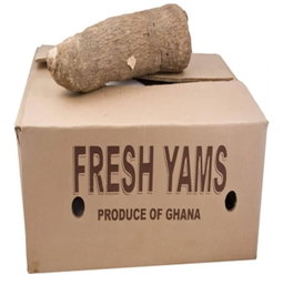 Box of Fresh Yams