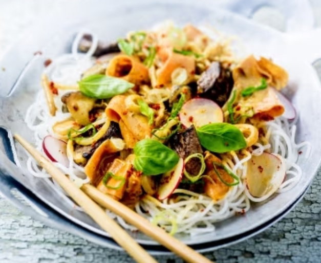 Vermicelle sautée avec légumes_2