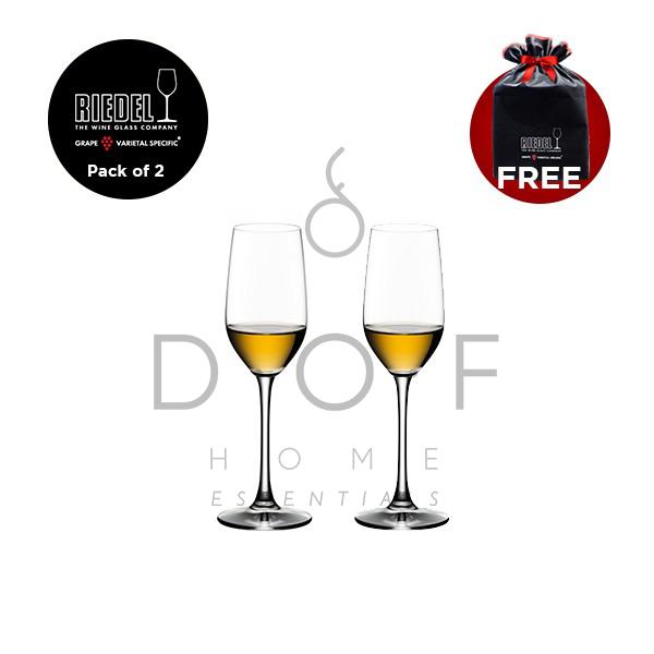 GELAS WHITE RIEDEL BAR TEQUILA OUVERTURE PACK OF 2 PCS_0