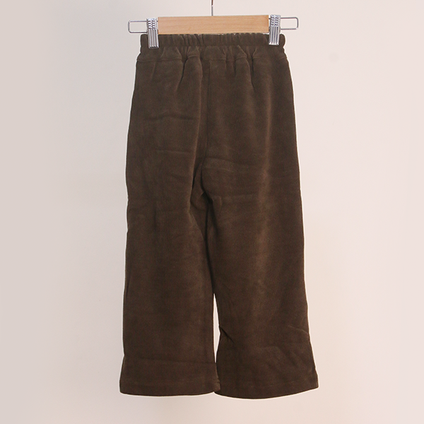 Kid’s Brown Corduroy Wide-leg Pant K17_1