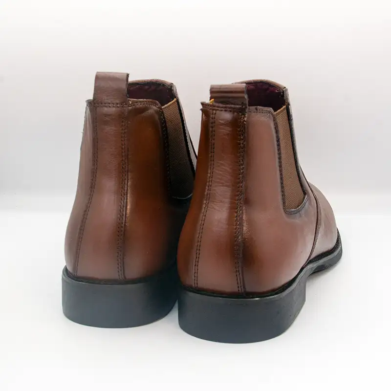 Men’s Brown 100% Genuine Leather Chelsea Boots GS93_2