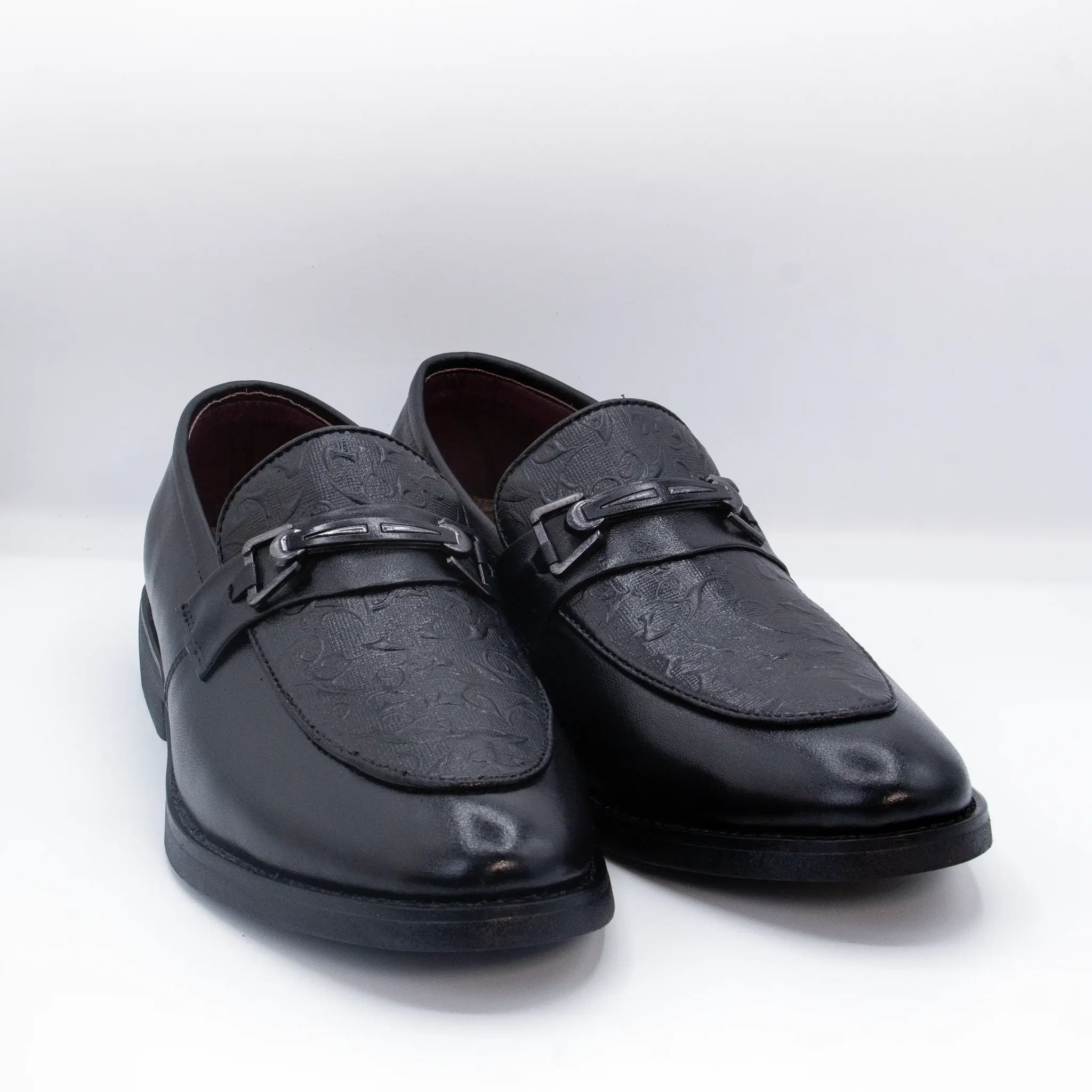 Black Genuine Leather Party Shoes GS94_2