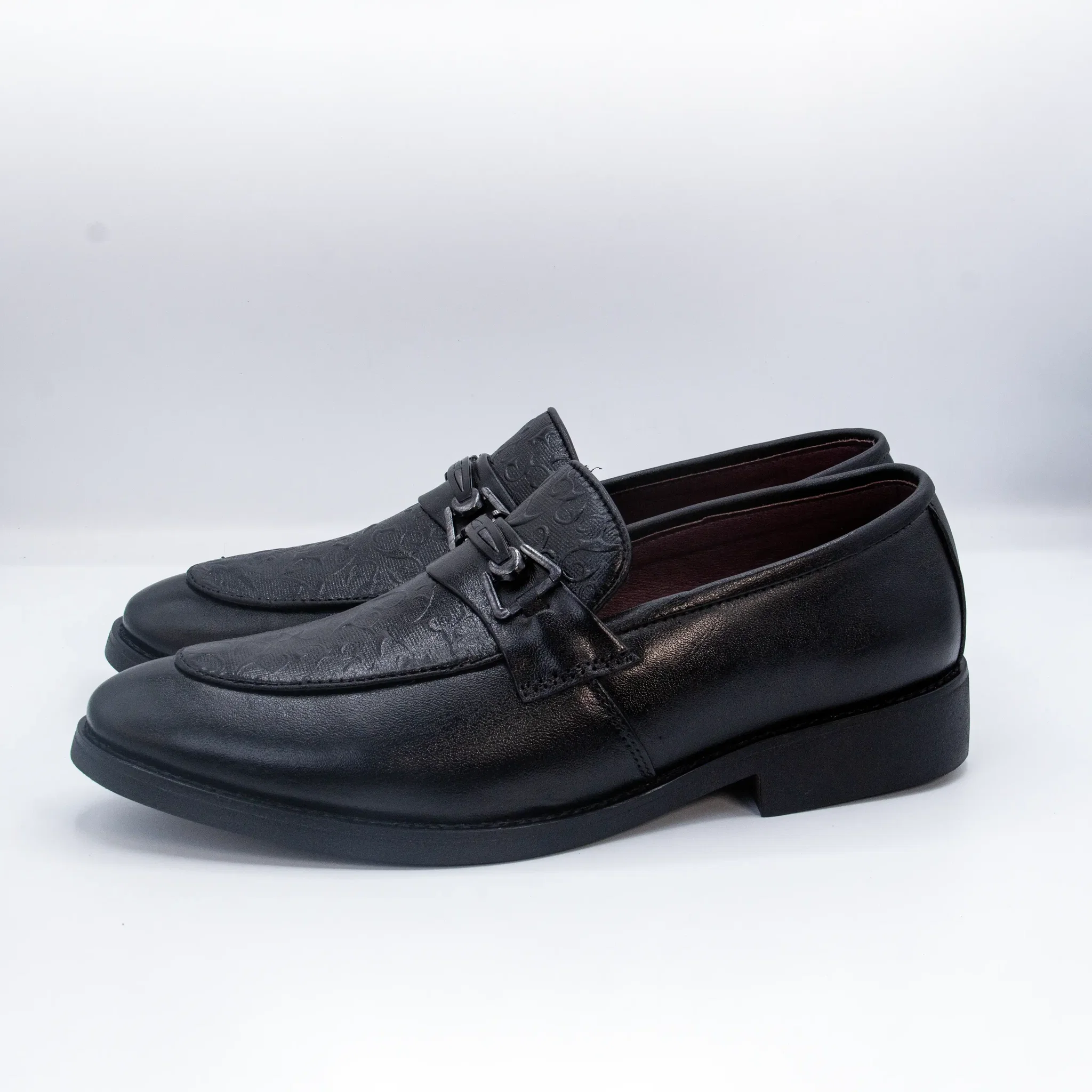 Black Genuine Leather Party Shoes GS94_3