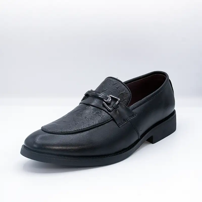 Black Genuine Leather Party Shoes GS94_0
