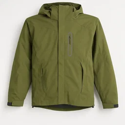 Olive Green Hooded Outdoor Jacket GC25