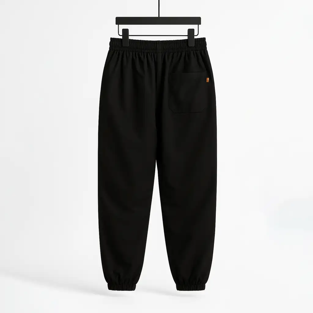 Men’s Black Drawstring Cargo Pants GC27_1