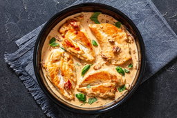 Steak de poulet à la crème fraîche