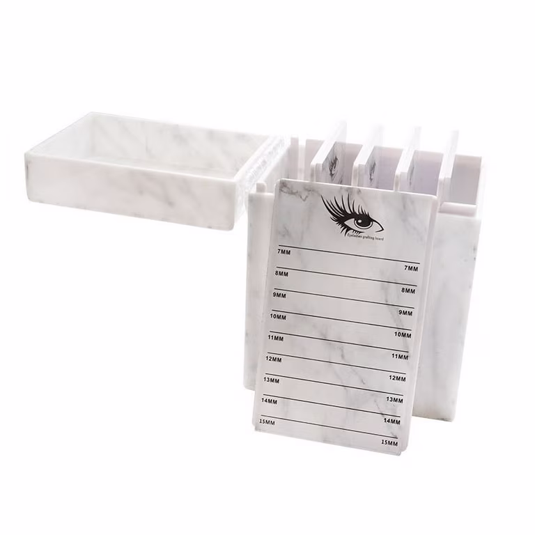 5 Layers Acrylic Eyelash Storage Box Marble