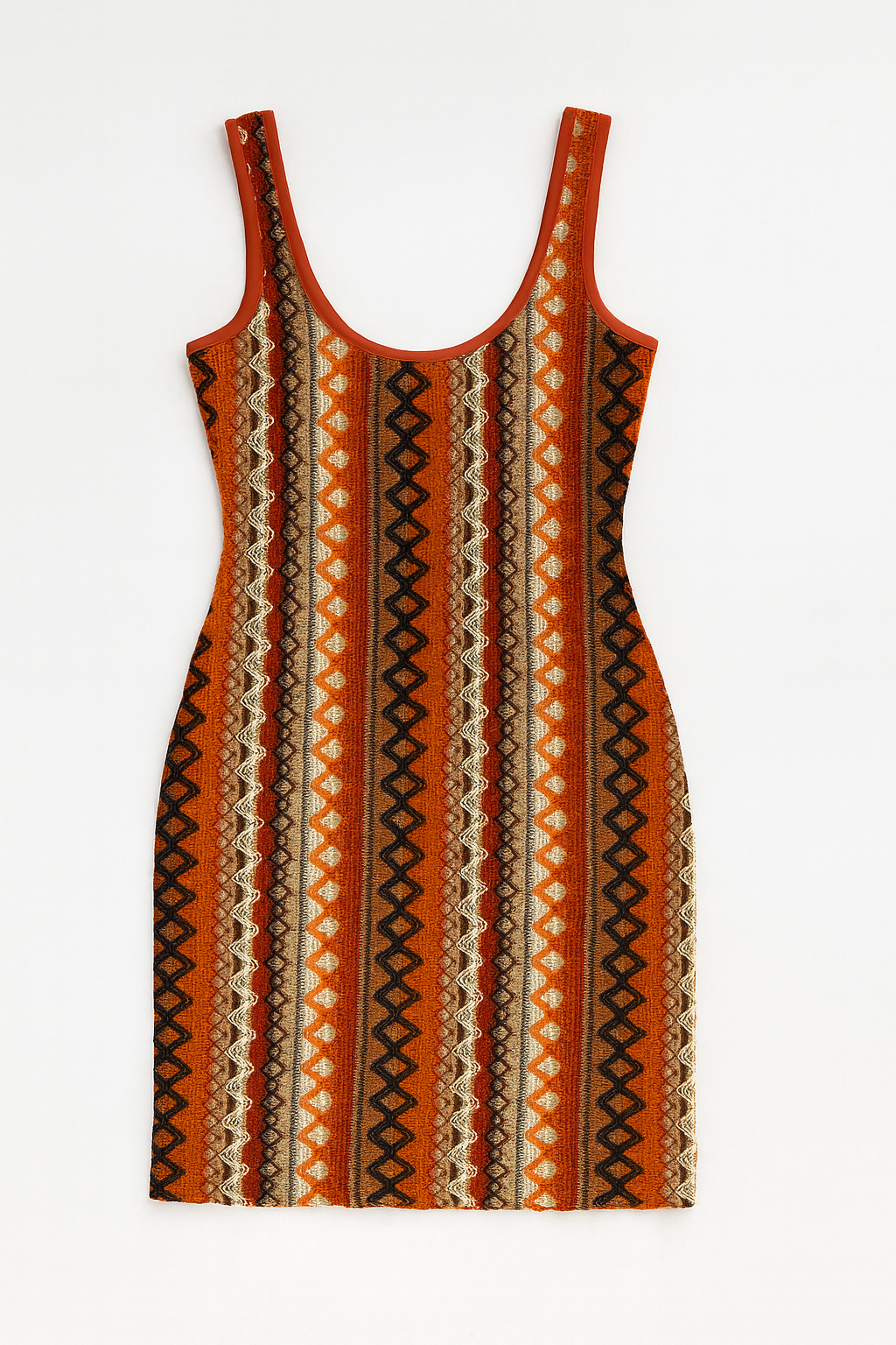 Vestido Dereck Heart Corto Multicolor Estilo Étnico - Size M_1