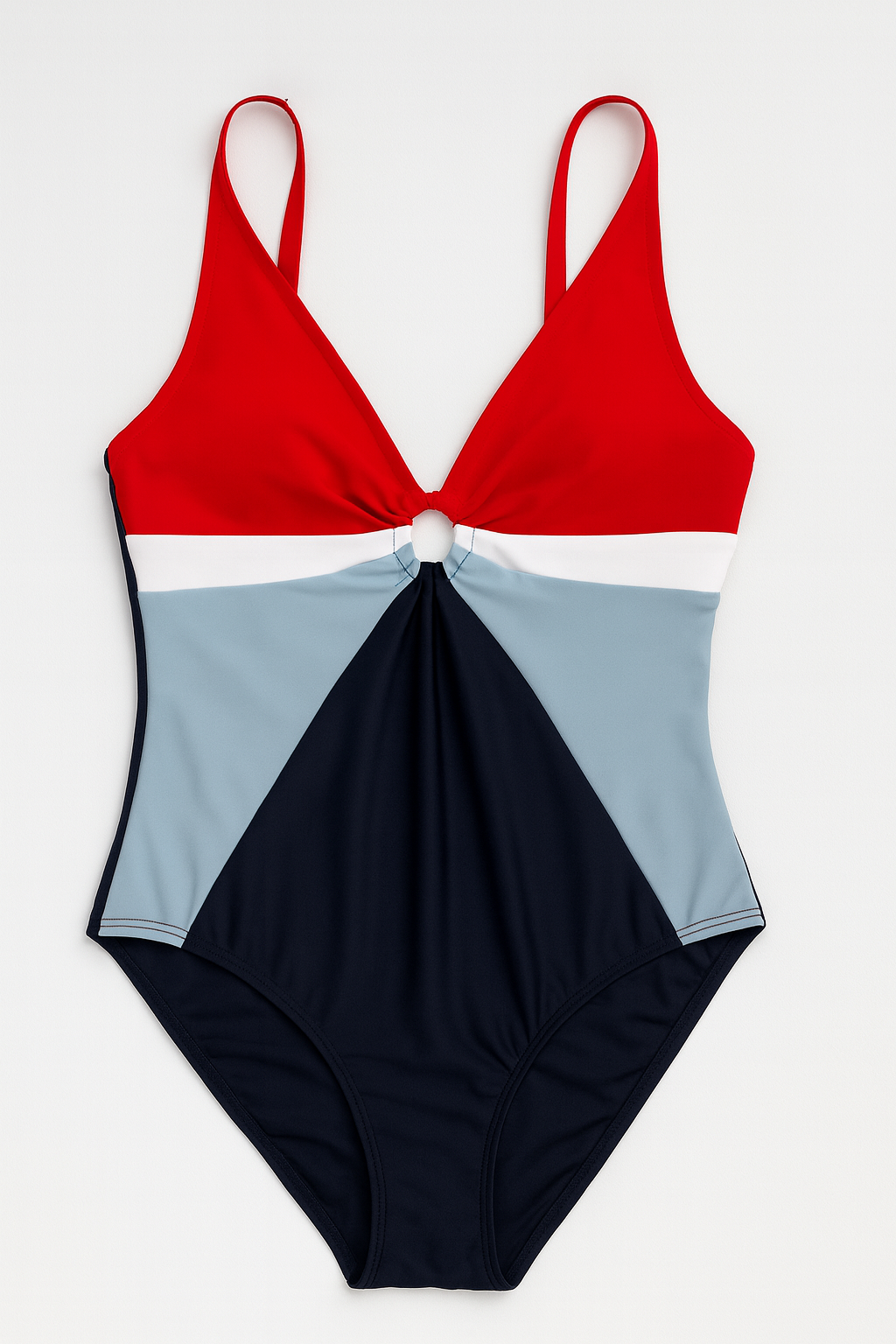 Bañador Tommy Hilfiger Multicolor con Aro Central - Size XS/S