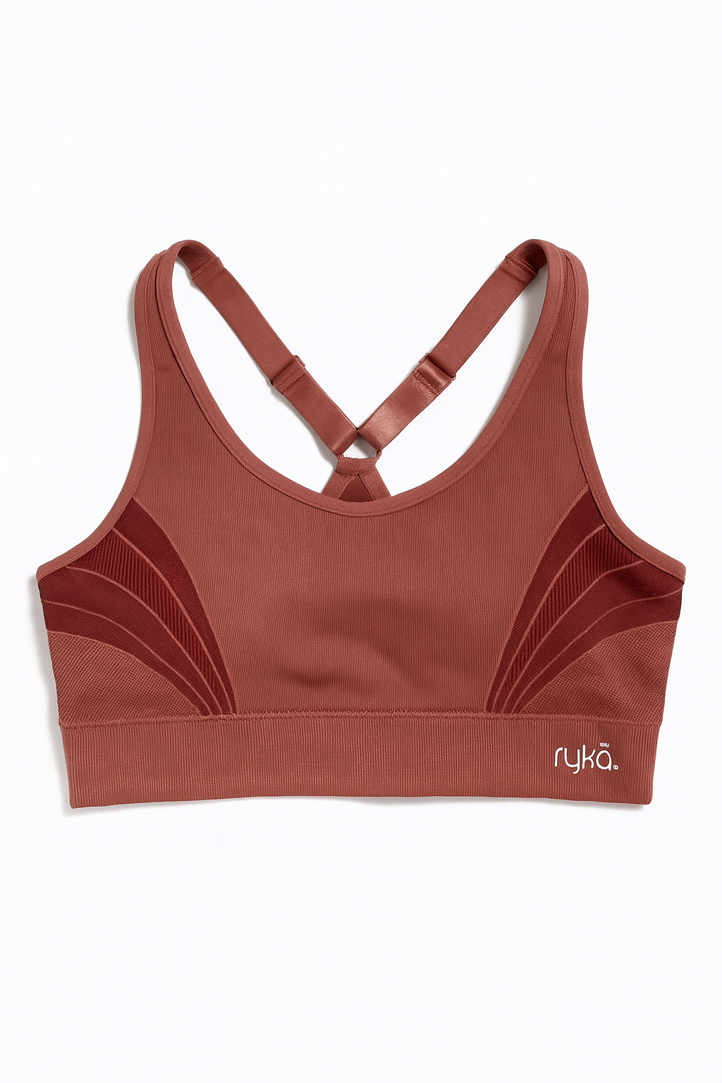 Top Deportivo Ryka Marrón con Tirantes Cruzados - Size M