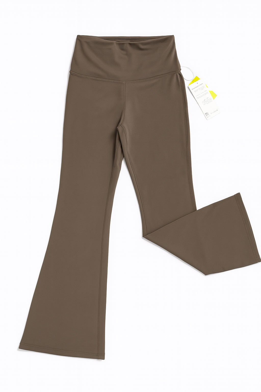 Pantalón Palazzo Deportivo Marrón de Tiro Alto - Size L