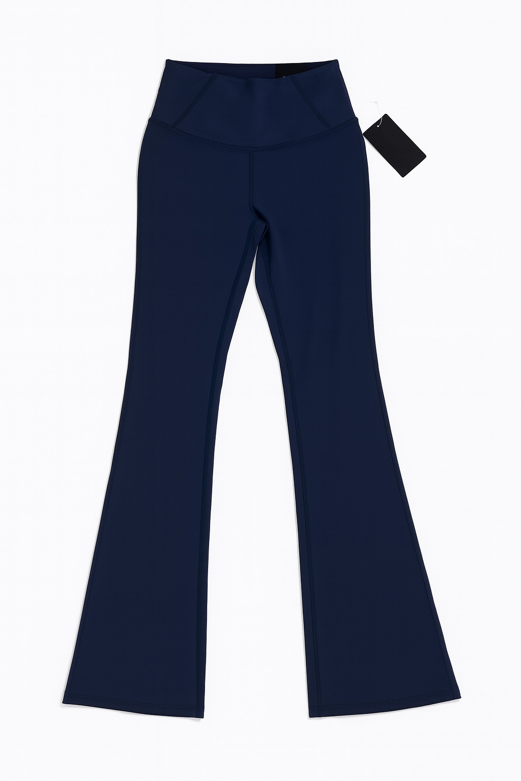 Pantalón Palazzo Deportivo Azul Marino de Tiro Alto - Size S