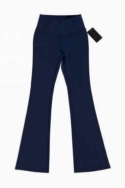 Pantalón Palazzo Deportivo Azul Marino de Tiro Alto - Size S
