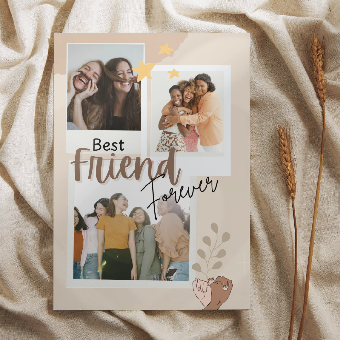 Best Friend Collage Card