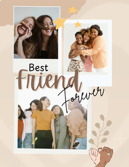 Best Friend Collage Card