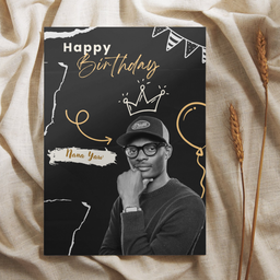 Birthday Boy Photo Card 