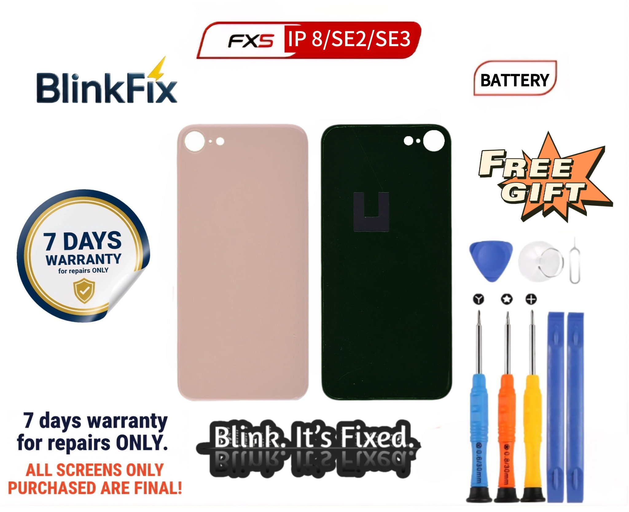 IPhone 8/SE2/SE3 Backglass Replacement_0