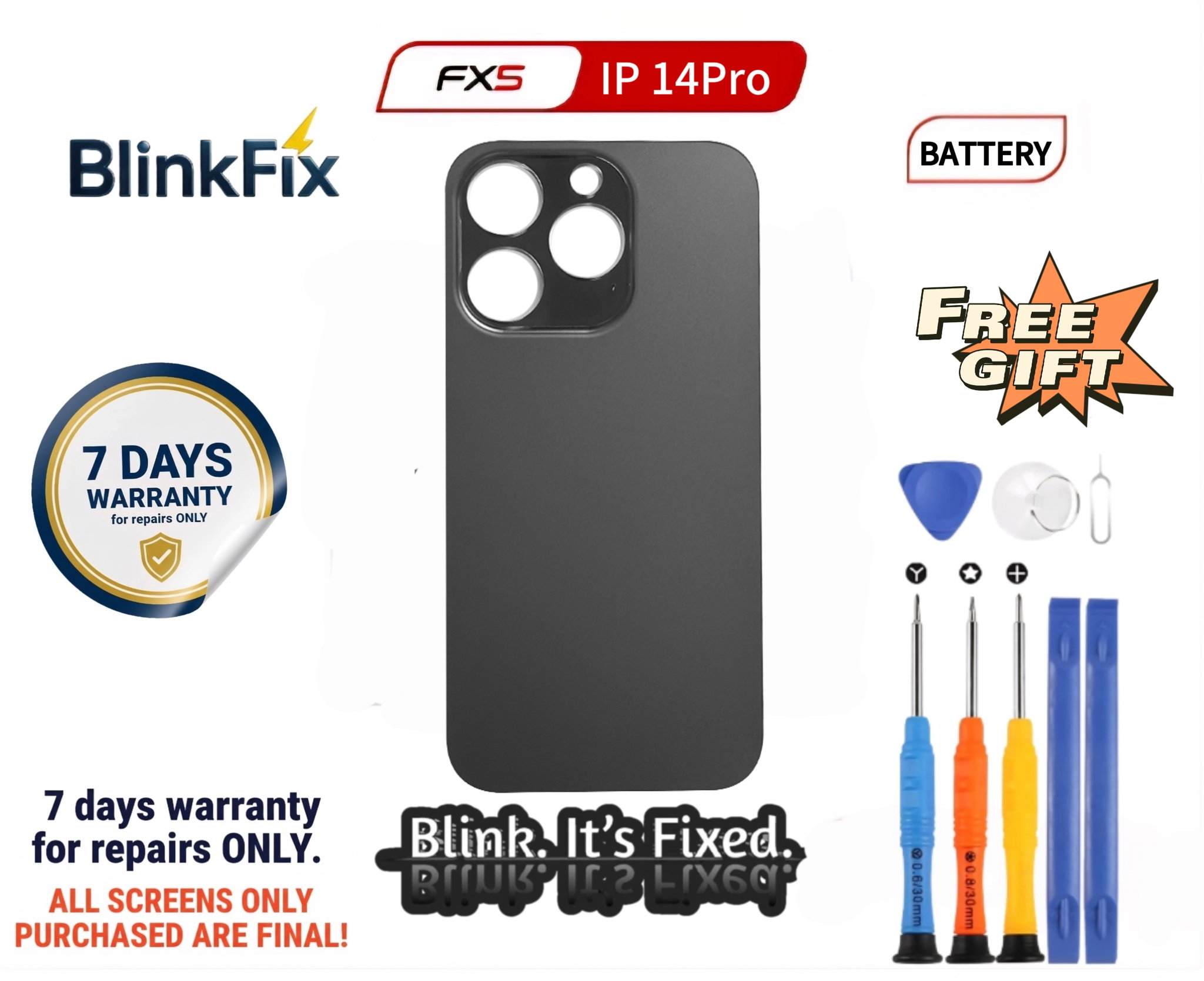 IPhone 14 Pro Backglass Replacement_0